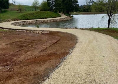 gravel rocks roadbase driveway